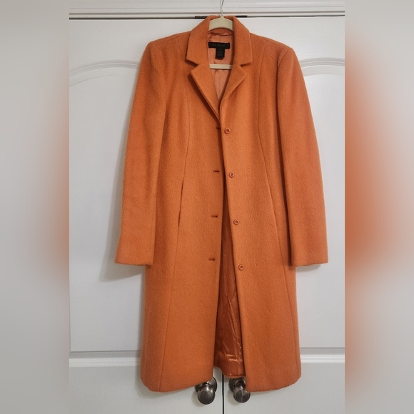 The Limited Jackets & Blazers - VINTAGE The Limited Orange Coat Size Small / Wool blend